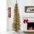 National Tree Company Pre-Lit Artificial Christmas Tree, Champagne Gold Tinsel, White Lights, Perspective: back
