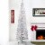 National Tree Company Pre-Lit Artificial Christmas Tree, White Tinsel, White Lights, Includes Perspective: back