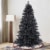 National Tree Company 7.5 Ft Full Unlit Artificial Christmas Holiday Tree, Black Perspective: back