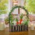 National Tree Company Artificial Window Pane Decoration, Decorated with Bunnies, Carrots, Perspective: back