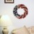 19 Red White and Blue Berries Wreath Perspective: back