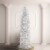 National Tree Company 12 ft Artificial Pre-Lit Slim Christmas Tree, White, Kingswood Fir, Perspective: back