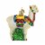 Old World Christmas Festive Alpaca Glass Ornament South America 12642 Perspective: back