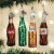 Old World Christmas Coca Cola Mini Beverage Set Glass Sprite Coke Fanta 14030 Perspective: back