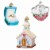 Old World Christmas 16.50 Just Married Collection Wedding Cake Champagne Limo Perspective: back