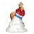 Old World Christmas 4.25 Inches Flamin' Hot Cheetos Snowman Glass Ornament Melting 24221 Perspective: back
