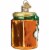 Old World Christmas Glass Blown Jar of Marmalade Ornament, Orange, 3 Perspective: back