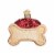 Old World Christmas 2.5 Inch DOG TREAT Glass Pets Dogs Puppy Bone 36019. Perspective: back