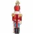 Old World Christmas Glass Blown Ornaments Peppermint Nutcracker Perspective: back