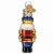 Old World Christmas 2.00 Mini Nutcracker Soldier Gumdrops Collection Wooden King Perspective: back