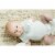Goumikids Soft Organic Stay On No Scratch Baby Infant Mittens, 0-3M Drops Aqua Perspective: back
