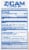 Zicam® Cold Remedy Elderberry Citrus Flavor Rapidmelts® Perspective: back
