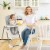 Babyjoy Folding Baby High Chair Dining Chair w/ 6-Level Height Adjustment Gray Perspective: back