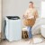 Costway Portable Full-Automatic Laundry Washing Machine 8.8lbs Spin Washer W/ Drain Pump Perspective: back