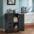 4 Drawer Freestanding Bathroom Floor Cabinet Adjustable Storage Cupboard Perspective: back