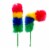 Kitchen + Home Large Static Duster - 27 Inch Electrostatic Feather Duster - Rainbow Perspective: back