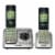DECT 6.0 Corded Cordless Expandable Phone Combo with Caller ID, Call Waiting, and Answering Perspective: back
