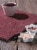 ETHICA Recycled square felt trivets – Set of 4 Perspective: back