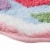 Multi Floral Scallop Tufted Bath Rug Perspective: back