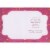 Love Potion 3D Bottle, Heart Gem, Gold Ribbon on Dark Pink Valentine's Day Card Perspective: back