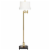 Pacific Coast Lighting Hemford 65  Swing Arm Metal Floor Lamp in Brass Perspective: back