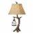 Pacific Coast Lighting Mountain Wind Tree Branch Resin Table Lamp in Oak Perspective: back