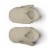 Goumikids Soft Organic Stay On Adjustable Baby Infant Booties, 3-6M Soybean Perspective: back