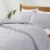 3 Piece Geometric Clipped Comforter Set Perspective: back