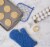 DII Blueberry Terry Oven Mitt (Set of 2) Perspective: back