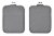 DII Eggplant Quilted Potholder (Set of 3) Perspective: back