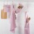 Design Imports CAMZ37738 Rose Solid Chambray Oven Mitt - Set of 2 Perspective: back