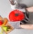 DII Gray Terry Double Oven Mitt Perspective: back