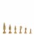 Wooden Indian Artistic Chessmen Perspective: back