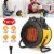 1500W Portable Electric Space Heater Personal Fan with Overheat Protection Perspective: back