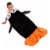 Snuggie Tails Blanket - Penguin - Deluxe Perspective: back