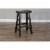 Sunny Designs 30  Saddle Seat Transitional Mahogany Wood Stool in Black Walnut Perspective: back