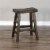 Sunny Designs 24  Saddle Seat Transitional Mahogany Wood Stool in Tobacco Leaf Perspective: back