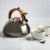 Primula Avalon Whistling Gunmetal Kettle with Wood Handle Perspective: back