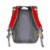 Everest Deluxe Traveler's Laptop Backpack - Red/Gray Perspective: back