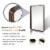 ANDY STAR 24 x 36 Inch Rectangular Recessed Contemporary Vanity Mirror, Bronze Perspective: back