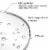 ANDY STAR 24 Inch Round Circle Mirror with Stainless Steel Metal Frame, Chrome Perspective: back