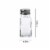 WHOLE HOUSEWARES | 2X3.5inch Stainless Steel Salt & Pepper Shakers Set | 3-Piece Pack Perspective: back