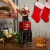 Santa Claus Liquor Dispenser Perspective: back
