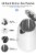 1500W Electric Kettle, BPA Free Double Wall Water Kettle with 304 Stainless Steel, 1.8L Perspective: back