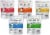 Dog Treats Variety Pack | Lbstr, Pmpkin Nut, Break an Egg, Applenoon, Blueberried (1 of each) Perspective: back