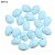 DIY Craft 20pcs Foam Easter Eggs - 3x4cm/1.2x1.6 Inch Painted Pigeon Bird Eggs - Happy Easter Perspective: back