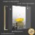 Framed Canvas Wall Paintings-Retro Yellow Mural Modern Home Interior-Prints for Décor Perspective: back
