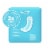 Women's Maxi Daytime Pads without Wings Regular Unscented; 48 Ct Size 1 Perspective: back