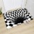 3D Clown Trap Visual Carpet, Living Room Bedroom Floor Mat, Halloween Horror Carpet Perspective: back