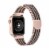 Infinity Bi-Color Rose Gold/Black Band for Apple Watch 1,2,3,4,5,6 & SE - Size 38mm/40mm Perspective: back